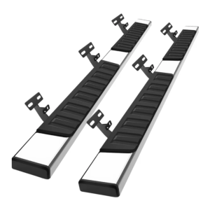 6" OE Chrome Running Boards - Side Step Boards